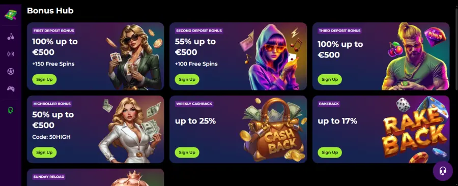 Spin mama bonus